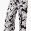 Beechers Brook Floral Fold Over Cropped Pants - Navy