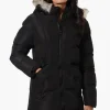 Canada Weather Gear 3/4 Length Puffer Parka Jacket - Black