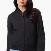Canada Weather Gear Basic Zip Up Bomber Lightweight Jacket - Black
