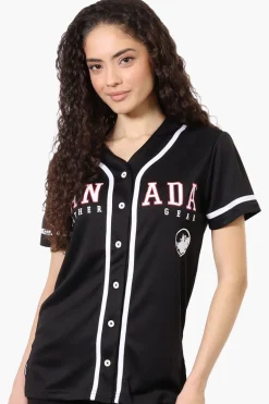 Canada Weather Gear Chest Logo Baseball Tee - Black