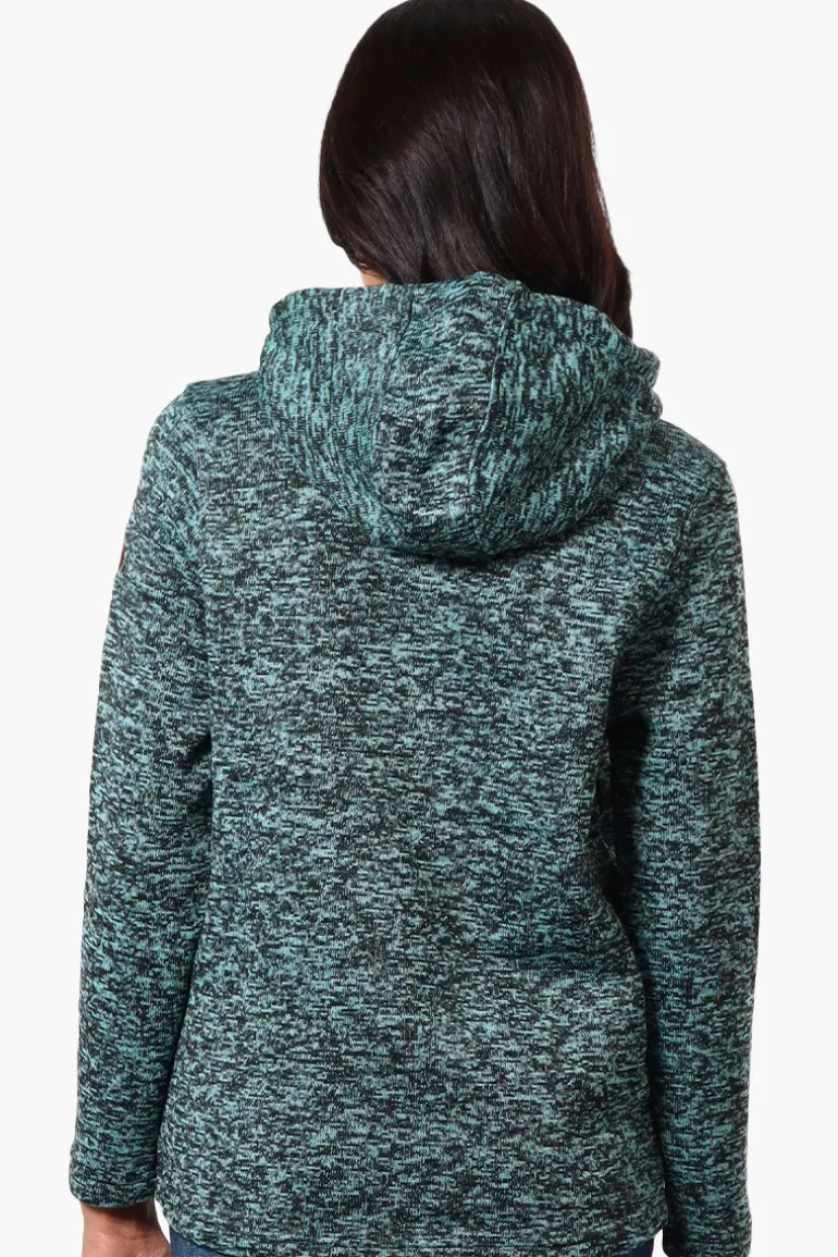 Canada Weather Gear Chest Logo Fleece Hoodie - Teal