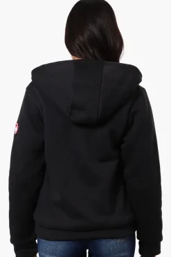Canada Weather Gear Fleece Lined Zip Up Hoodie - Black