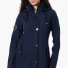 Canada Weather Gear Hooded Soft Shell Lightweight Jacket - Navy
