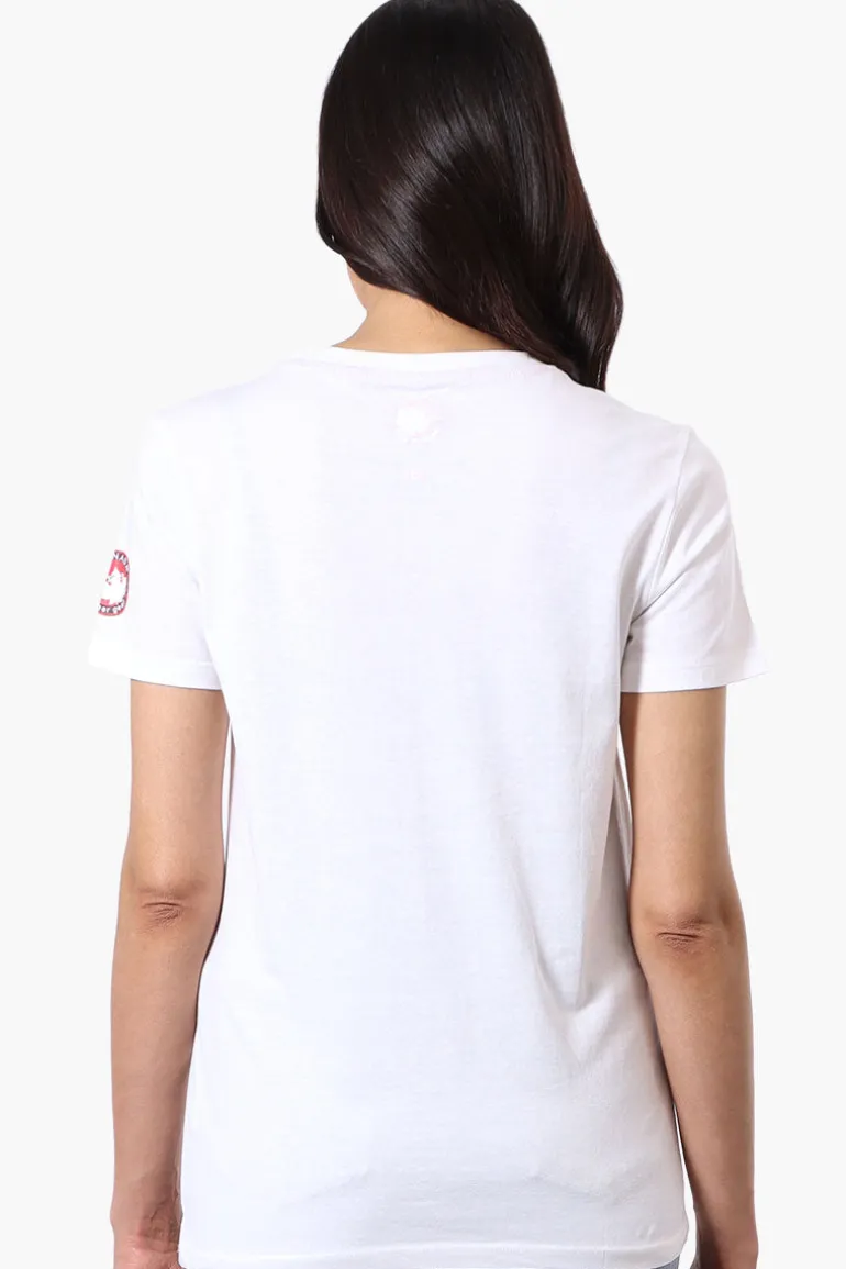 Canada Weather Gear Maple Leaf Print Tee - White