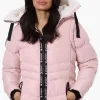 Canada Weather Gear Zip Off Sleeve Bomber Jacket - Pink