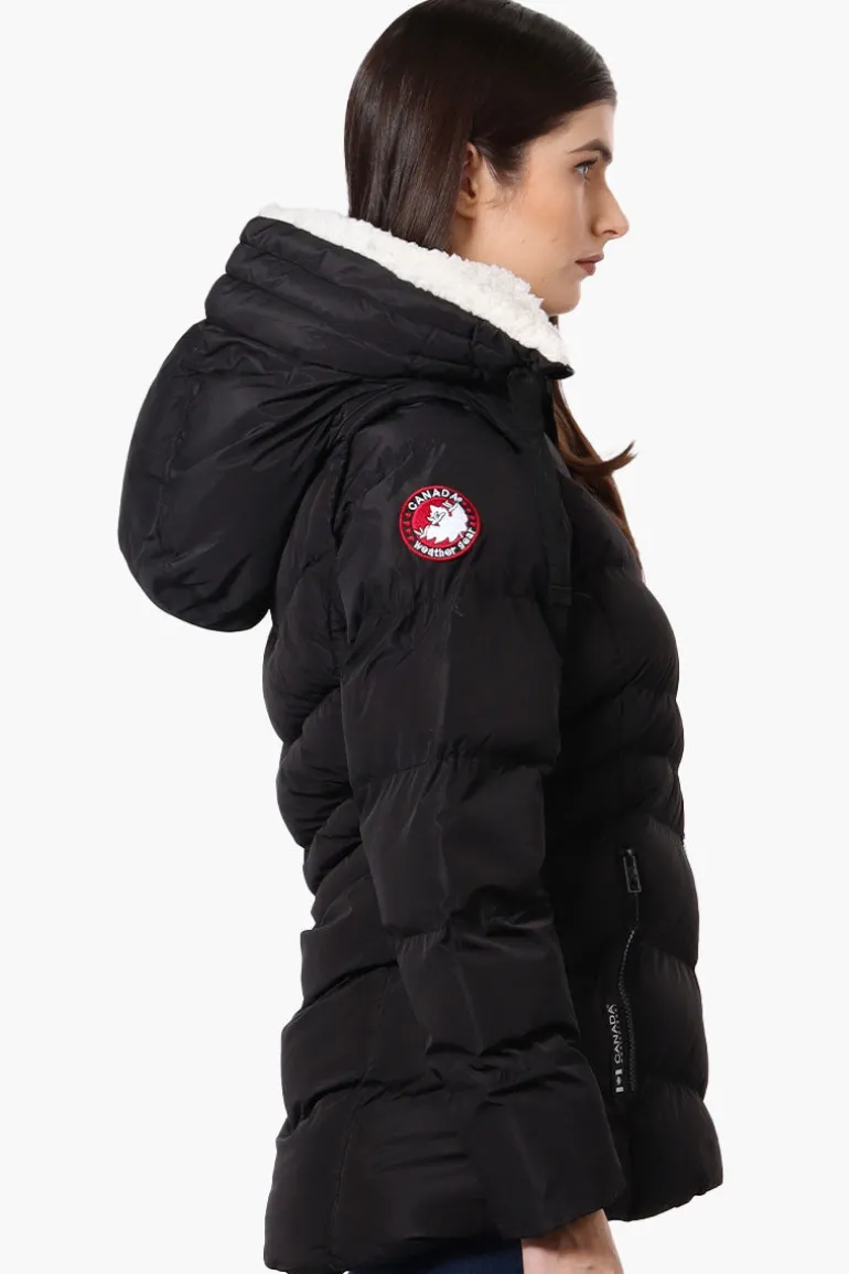 Canada Weather Gear Zip Off Sleeve Bomber Jacket - Black