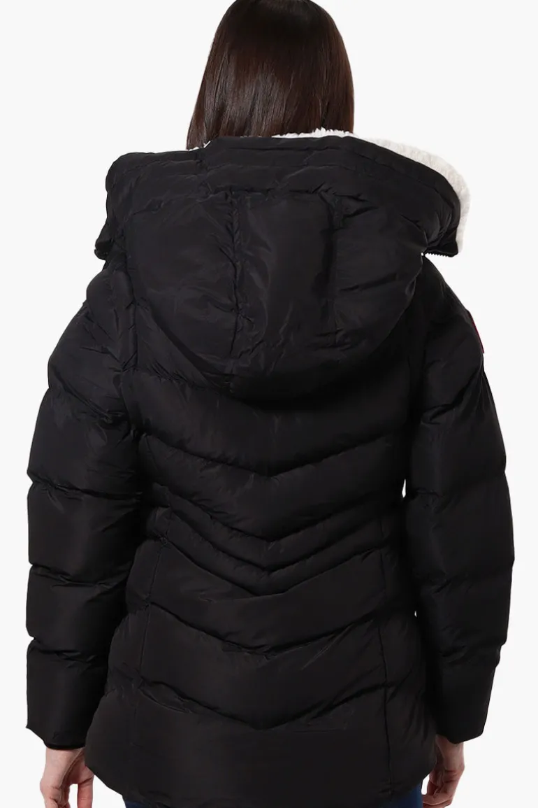 Canada Weather Gear Zip Off Sleeve Bomber Jacket - Black