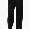 Costa Blanca Pleated Wide Leg Pants - Black