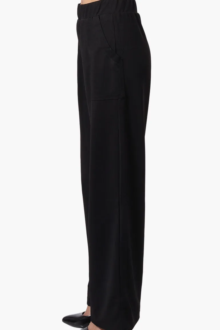 Costa Blanca Wide Leg Pants - Black