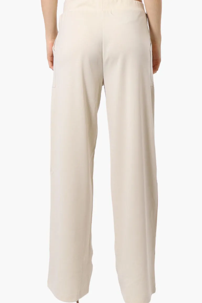 Costa Blanca Wide Leg Pants - Cream