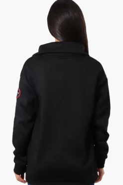 Fahrenheit Basic 1/4 Zip Pullover Sweater - Black