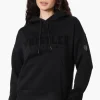 Fahrenheit Oversized Whistler Print Hoodie - Black