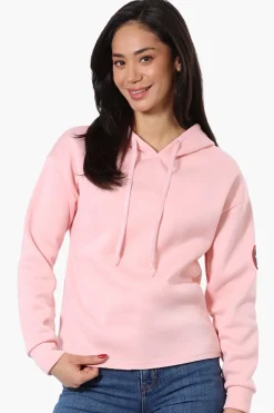 Fahrenheit Solid Basic Hoodie - Pink