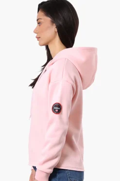 Fahrenheit Solid Basic Hoodie - Pink