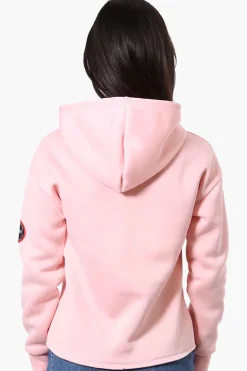 Fahrenheit Solid Basic Hoodie - Pink