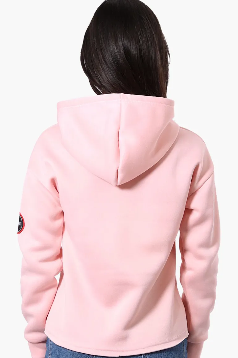 Fahrenheit Solid Basic Hoodie - Pink