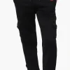 Fahrenheit Tie Waist Cargo Joggers - Black