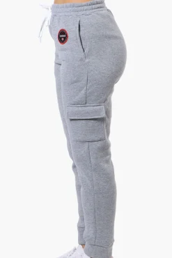 Fahrenheit Tie Waist Cargo Joggers - Grey