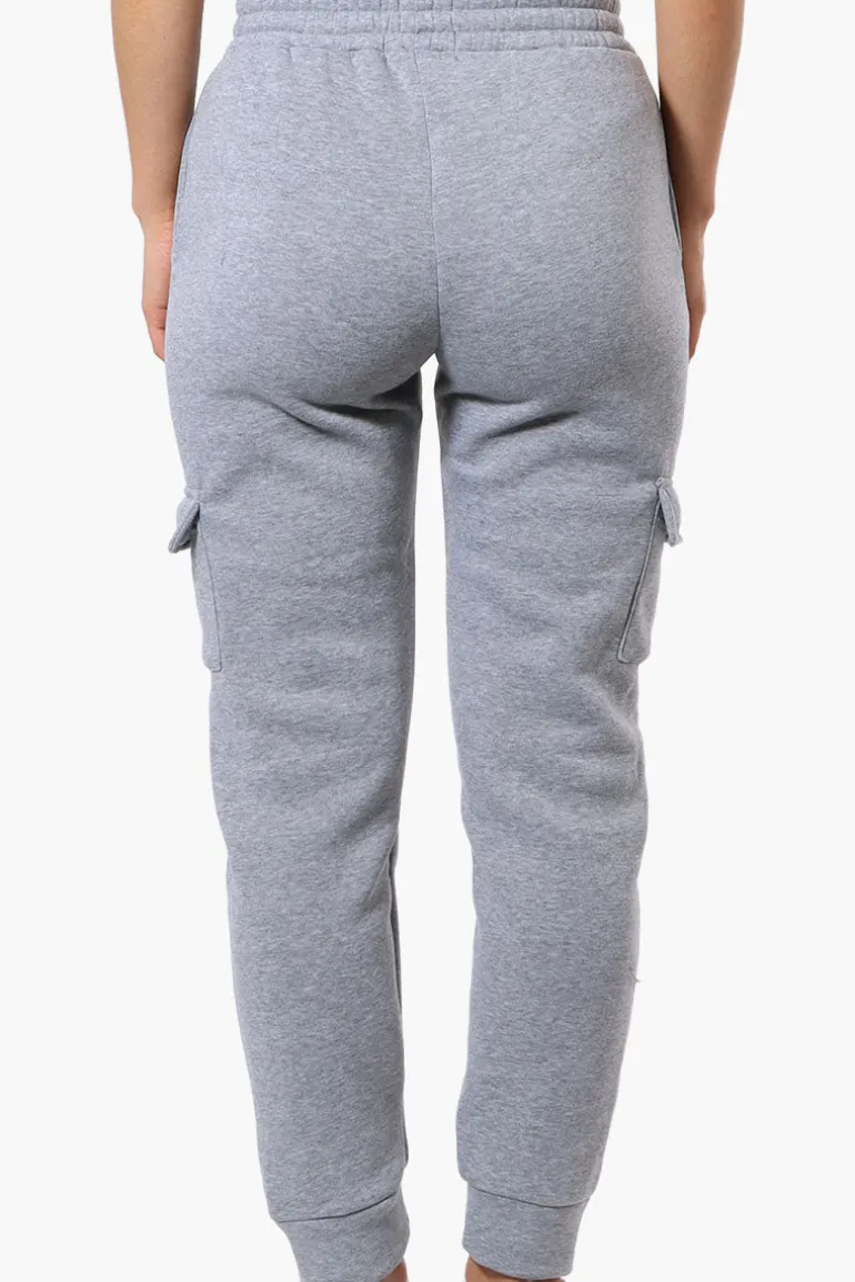 Fahrenheit Tie Waist Cargo Joggers - Grey