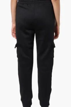 Fahrenheit Tie Waist Cargo Joggers - Black
