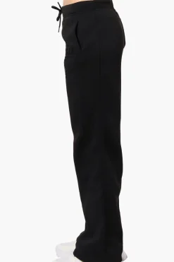 Fahrenheit Whistler Print Fleece Sweatpants - Black