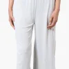International INC Company Solid Fold Over Cropped Pants - Stone