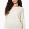 International INC Company Ribbed Pullover Sweater - White