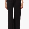 Majora Ribbed Wide Leg Pants - Black
