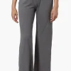 Majora Ribbed Wide Leg Pants - Grey