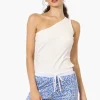 Mikk Floral Tie Waist Dolphin Shorts - Blue