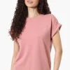 Runaway Bay Sport Basic Cuffed Sleeve Tee - Pink