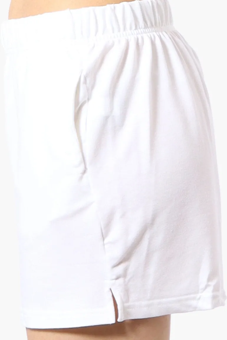 Runaway Bay Sport Basic French Terry Shorts - White