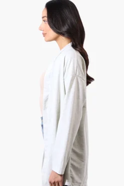 Runaway Bay Sport Long Sleeve Wrap Cardigan - Stone