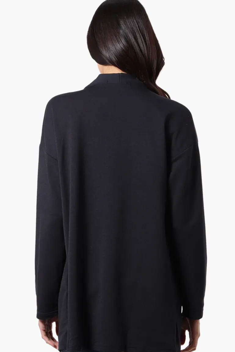 Runaway Bay Sport Long Sleeve Wrap Cardigan - Navy