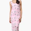 Stylexchange Floral Sheer Maxi Dress - Pink