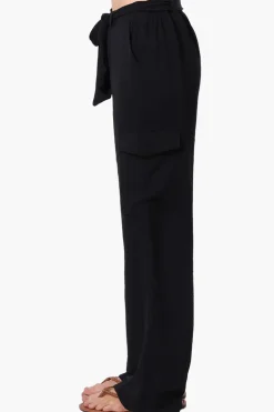 Stylexchange Vintage Belted Cargo Pants - Black