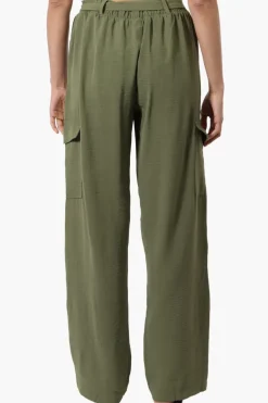 Stylexchange Vintage Belted Cargo Pants - Olive