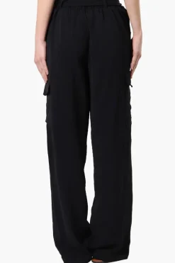 Stylexchange Vintage Belted Cargo Pants - Black