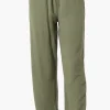 Stylexchange Vintage Solid Tie Waist Palazzo Pants - Olive