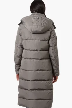 Super Triple Goose Maxi Puffer Parka Jacket - Olive