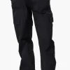 Urbanology Parachute Cargo Pants - Black