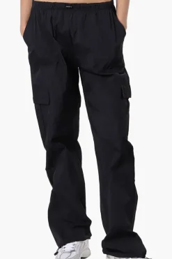 Urbanology Parachute Cargo Pants - Black