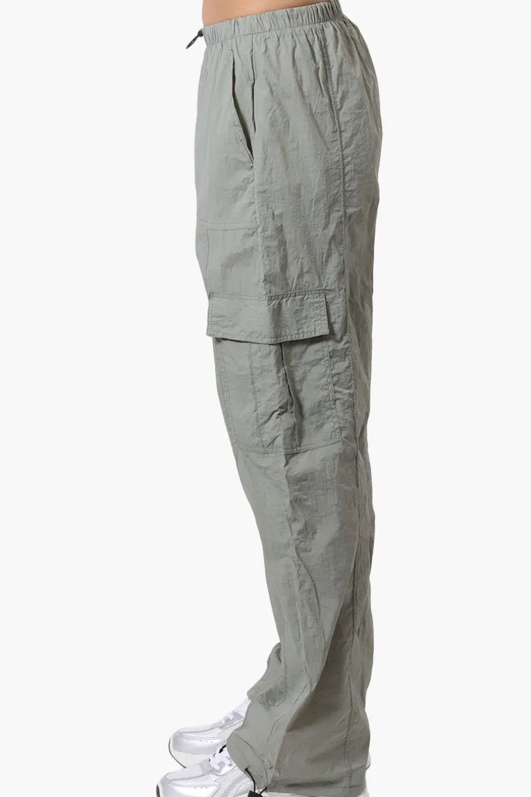 Urbanology Parachute Cargo Pants - Mint